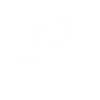 A logo for South View Apartments is displayed.